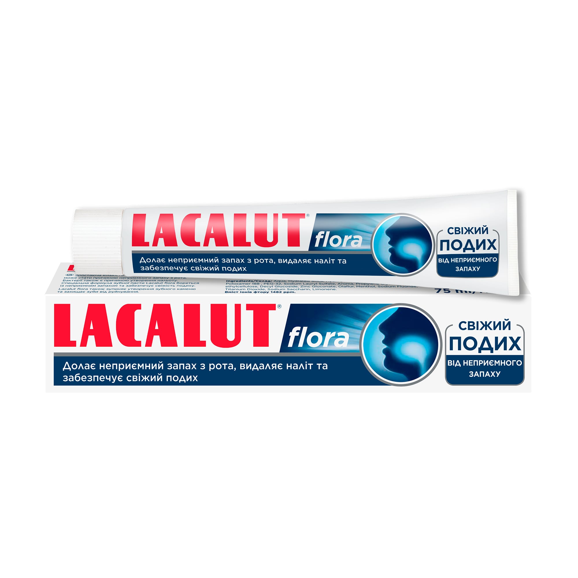 Зубна паста Lacalut Flora, 75 мл